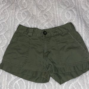 Nordstrom olive green shorts